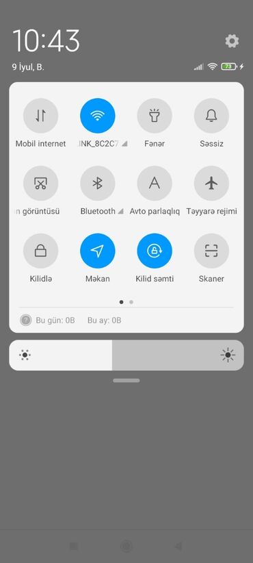 telefon kuller: Xiaomi Redmi 9C, rəng - Qara, 
 Zəmanət, Barmaq izi, Simsiz şarj