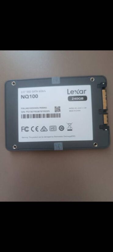 Kompüter ehtiyyat hissələri: Ssd satılır Kompyuterler üçün Yaddaş Artırıcı 240GB 25AZN