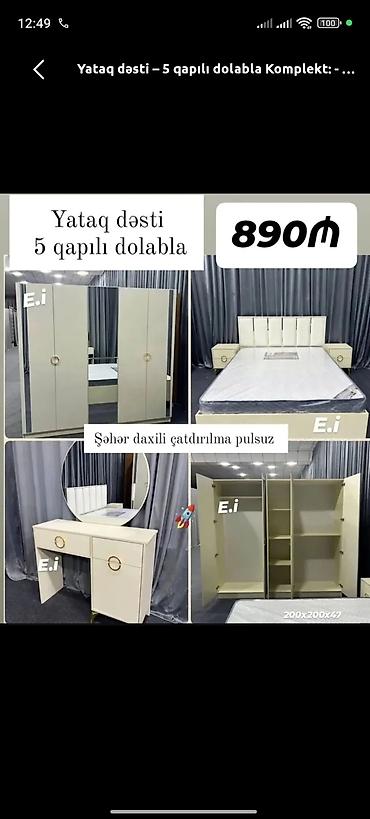 it sekilleri: İkinəfərlik çarpayı, Dolab, Yeni — 1