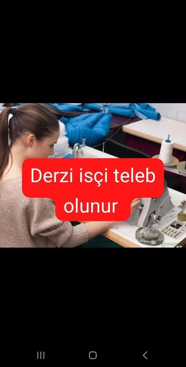Tikiş: Yeni Suraxanida tikis sexine tikisci xanimlar teleb olunur