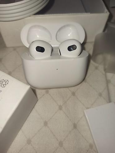 apple studio: Беспроводные наушники-вкладыши, Apple, Airpods 3, Б/у — 2