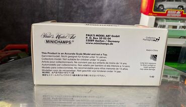 Avtomobil modelləri: BMW, 1989 il, 1:43, Dəmir, Ödənişli çatdırılma — 6