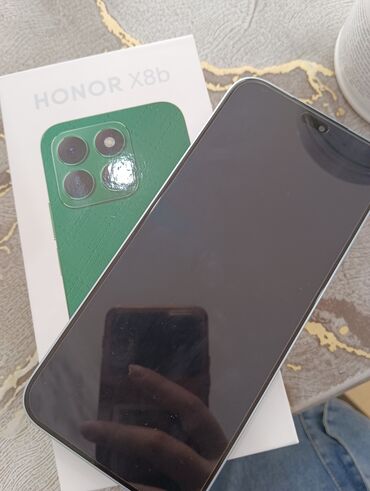 honor magic: Honor X8, 128 GB, rəng - Mavi, Barmaq izi, İki sim kartlı, Face ID