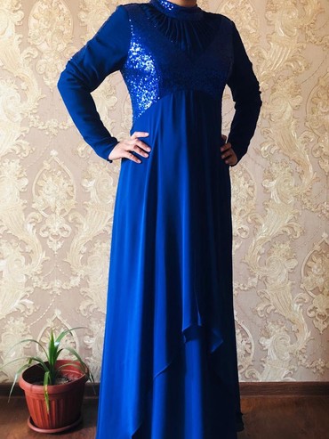 вечерное платья: Цвет - Синий