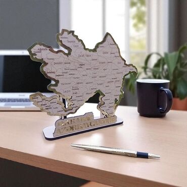 ультрафиолетовая лампа баку: Masaüstü “Qarabağ Azərbaycandır!” xəritə dekoru və qələmaltı -