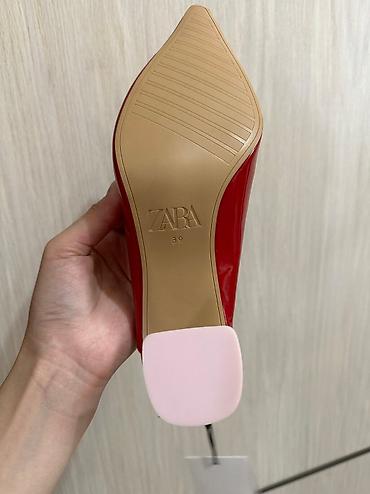 Туфли: Туфли, 38, Zara, Новый, цвет - Красный, Самовывоз — 6