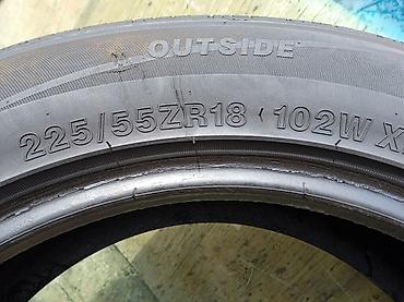 Шины: Шины 225 / 55 / R 18, Лето, Б/у, 1 шт, Легковые, Китай, Bridgestone — 2