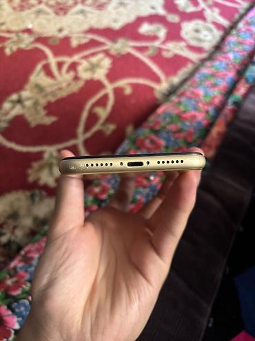 iphone cable: IPhone Xr, Б/у, 128 ГБ, Желтый, Зарядное устройство, 81 % — 3