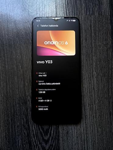 vivo x200 mini: Vivo Y3, 128 GB, rəng - Qara, Düyməli, Sensor, İki sim kartlı — 8