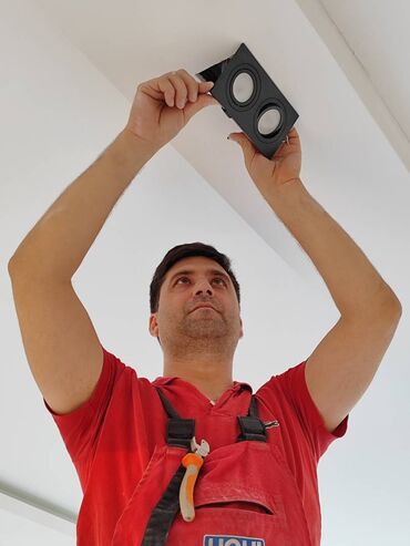 ремонт в квартире: Elektrik ustasi.Çılçıraqların qurulması və təmiri,evin ümumi