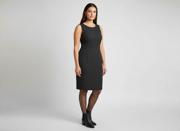 sukienki swing plus size: Papaya, Women`s dress, size 3XL