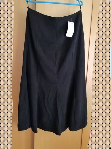 sivo odelo i braon cipele: 6XL (EU 52), Midi, color - Black