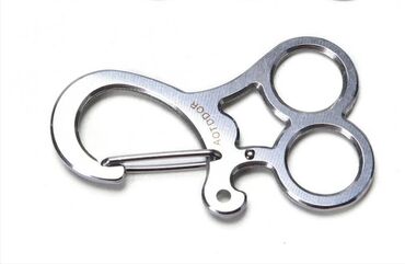 брелок на ключ: Пряжка для ключей, жесткий держатель для ключей из нержавеющей