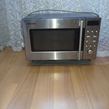 Mikrodalğalı sobalar: Mikrodalğalı soba Arcelik, Ayrıca dayanan, Mikrodalğalar ilə, rəng - Gümüşü, İşlənmiş