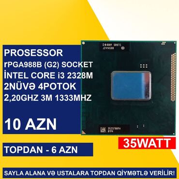 Prosessorlar: Prosessor Intel Core i5 Notebook üçün Prosessorlar, İşlənmiş — 16