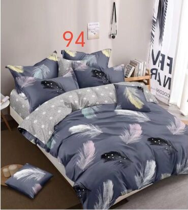 Posteljina: Bračna, Pamučni saten, bоја - Šareno, Turska — 3