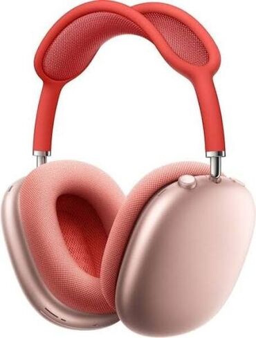 ноутбук почти новый: Bluetooth накладные наушники с оголовьем, цвет розово‑коралловый