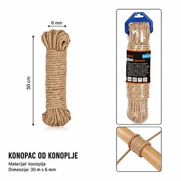 Ostali proizvodi za kuću: KMT Kanap od jute 6 mm x 30 m (SKU: 5302205, EAN: ) Praktičan — 1