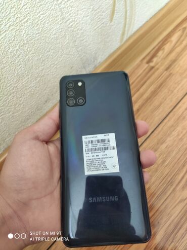 Samsung: Samsung Galaxy A31, Б/у, 64 ГБ, цвет - Черный, 2 SIM