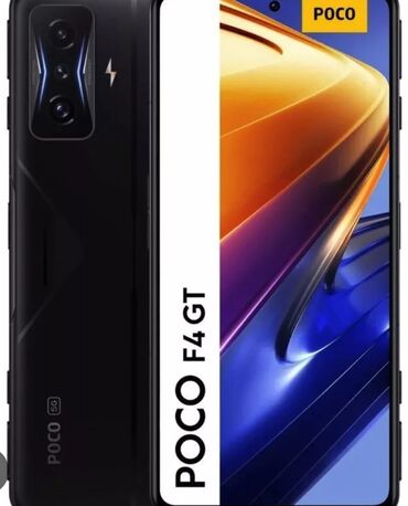 телефон поко 5: Poco F4 GT, Новый, 256 ГБ, цвет - Черный, 1 SIM, 2 SIM