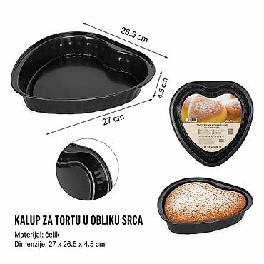 KMT Kalup za tortu u obliku srca 2406121 - Brend: Kmt style - Tip