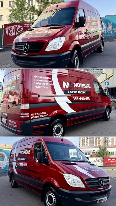 мерседес машына: Mercedes-Benz Спринтер: 2008 г., 3 л, Автомат, Дизель, Бус