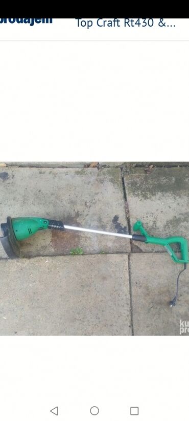 Kosilice i trimeri: 1. Gardenline Electric Lawn Trimmer GLR 450/1 2. Top Craft Rt 430 — 11