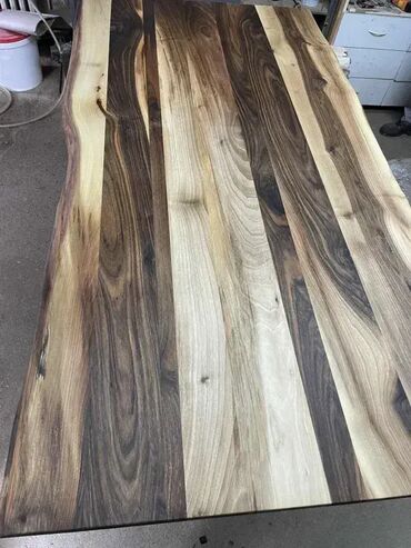 Stolovi: Trpezarijski sto orah hrast Stol je izrađen od drvenih ploča hrasta — 10