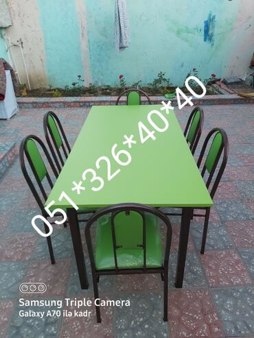Masa və oturacaq dəstləri: Mətbəx üçün, Yeni, Açılan, Dördbucaq masa, 2 stul -da lalafo.az — 24 Masa və oturacaq dəstləri: Mətbəx üçün, Yeni, Açılan, Dördbucaq masa, 2 stul — 24