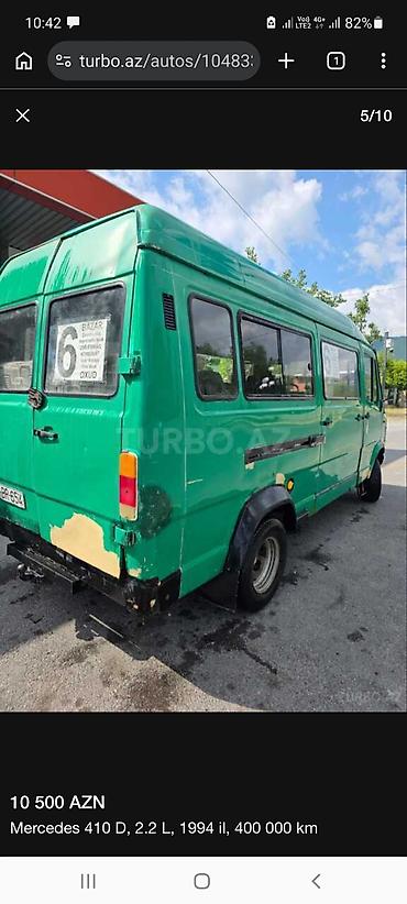 ilkin odenissiz priora: Mercedes-Benz : 2.2 l | 1994 il Mikroavtobus — 3