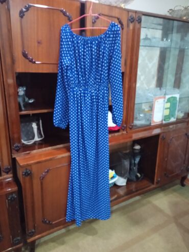 4xl: Повседневное платье, Лето, Длинная модель, 4XL (EU 48)