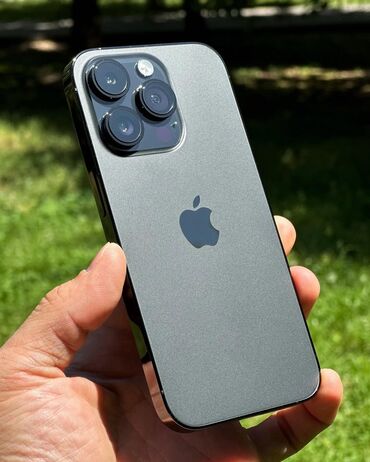 Apple iPhone: IPhone 14 Pro, Новый, 128 ГБ, Черный, Зарядное устройство, Чехол, Кабель, 100 %