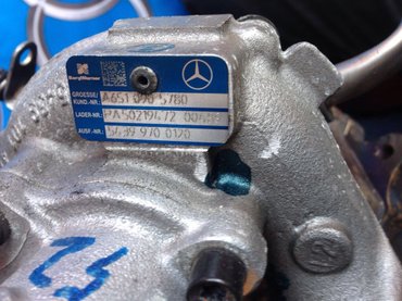 Турбины: Турбина Mercedes-Benz 2006 г., Б/у, Оригинал, Япония — 7