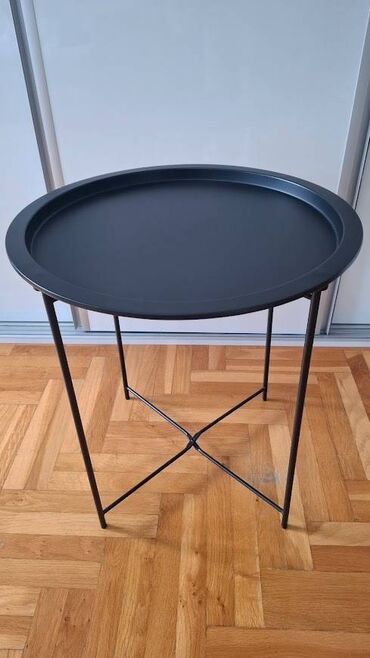 Stolovi: JYSK RANDERUP stočić, crni, povoljno! Stočić je potpuno nov — 1