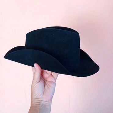 шляпа мужская: Цвет - Черный