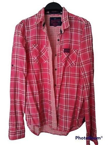smo torba cm c: Superdry košulja, S Prelepa, potpuno nova Karirana, sa srebrnim — 2