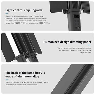 Фото и видеокамеры: İşıq diodlu panel Puluz PU4137 (6821000381A) Xüsusiyyətlər Brend — 7