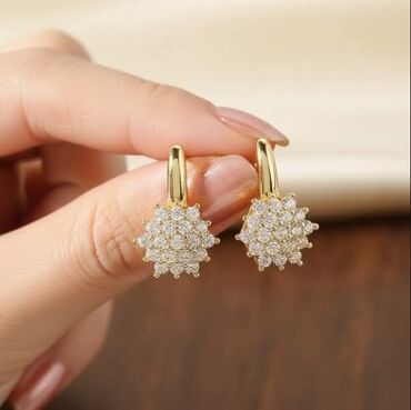 Minđuše: Vintage inspirisane viseće minđuše – ovalni kristali sa okvirom od — 12