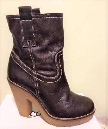 Čizme: Balenciaga kozne cizmice 38 Preudobne kozne cizmice sa sirovom gumom u — 1