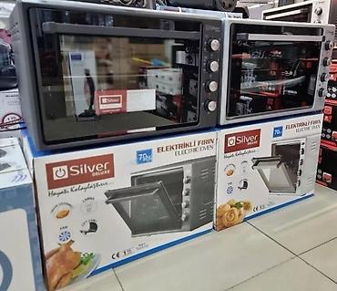 Duxovkalar: Mini soba Elektrik soba Silver Turkiye istehsali 70 litre model Saat — 3