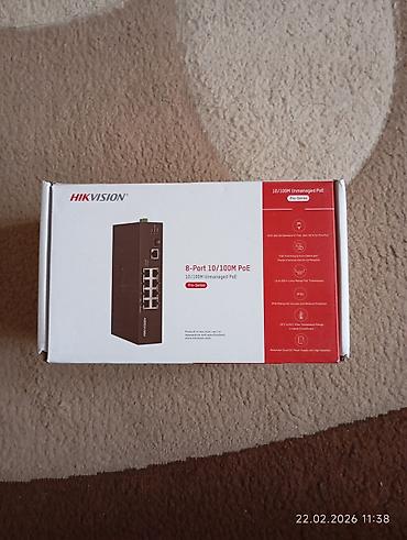 ip 8: Hikvision 8-Port 10/100M PoE (Pro-Series) – 10/100M Unmanaged PoE — 2