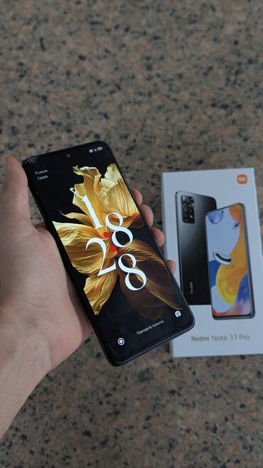 Redmi: Redmi, Redmi Note 11 Pro, Б/у, 128 ГБ, цвет - Серый, 2 SIM