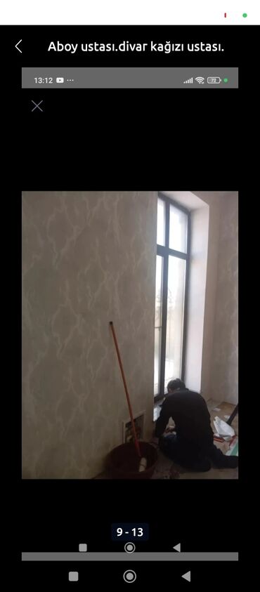 Təmir işləri: Malyar ustası paduqa emulsiya lminat Aboy işleri görürük cəld və — 7