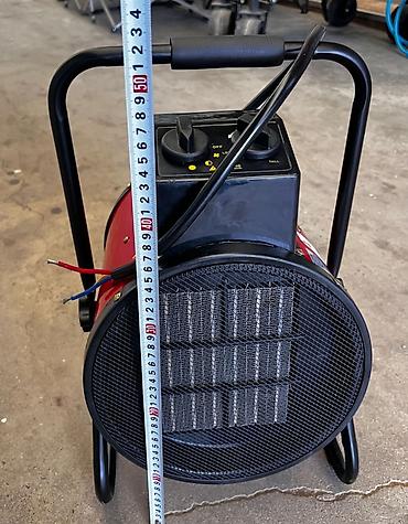 isidici ventilyator: Sənaye tipli elektrikli fan isidici - Model: QY-50YH (etiketdə “Fan — 7