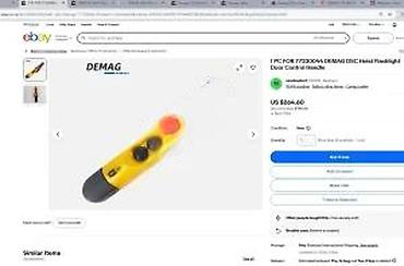 Dizalice: DEMAG privjesni upravljač za dizalicu/lančani vitlo – model serije DSC — 19