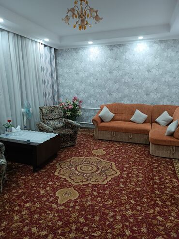 2х комнатные квартиры в бишкеке снять в Кыргызстан | Долгосрочная аренда квартир: 60 м², 2 комнаты, Забор, огорожен