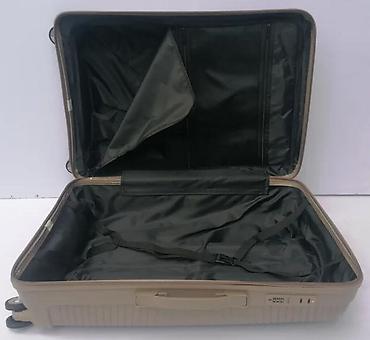 Putni koferi i torbe: Komplet kofera – 3 veličine, bež boja - Materijal: tvrda školjka — 10