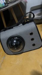 декоративные кролики: Переноска-рюкзак для кошек и собак с иллюминатором, серая