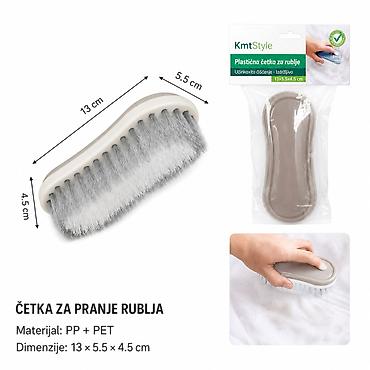 KMT četka za veš 3283302 Praktična četka za učinkovito ručno čišćenje