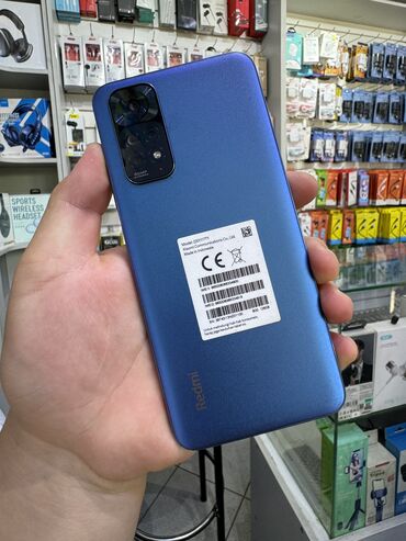 Xiaomi: Xiaomi, Redmi Note 11, 128 ГБ, цвет - Синий, 2 SIM
